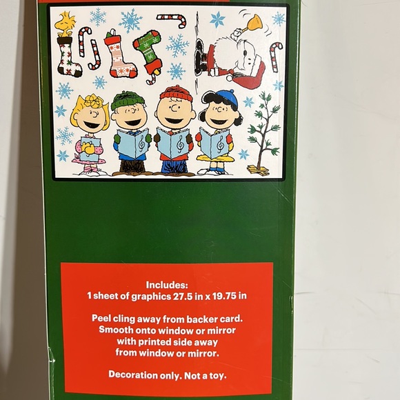 Snoopy Christmas window clings - Picture 3 of 3